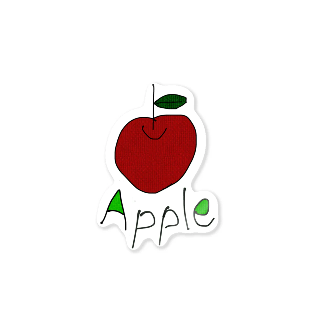 しんちゃんのりんごすてっかー Sticker