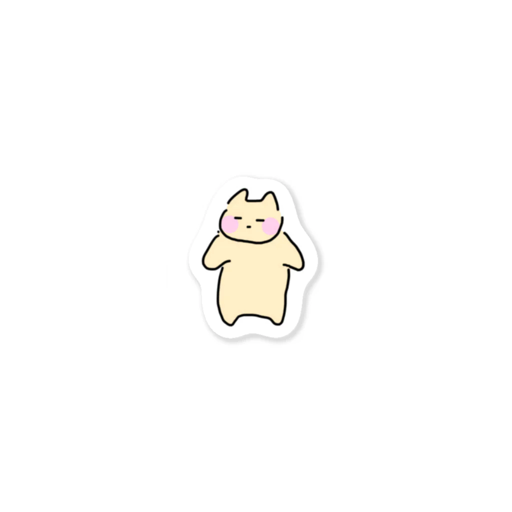 ざわのねこショップのポッと猫 Sticker