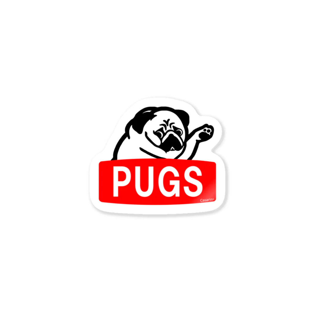 Casarin ArtのPUGS-2 Sticker