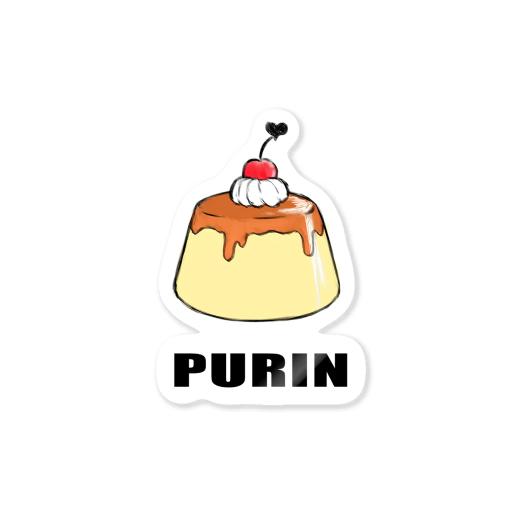 とこてんショップのPURIN Sticker