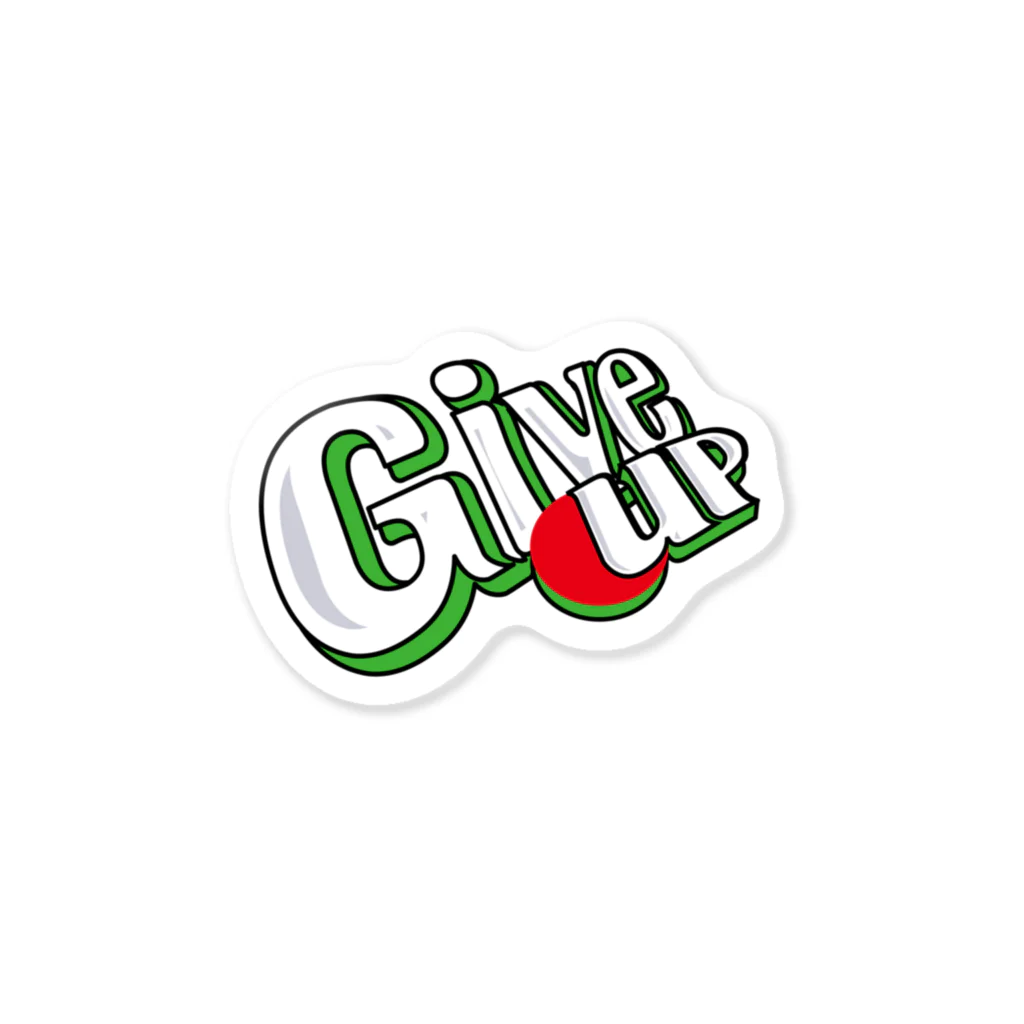 モルTのgive up Sticker