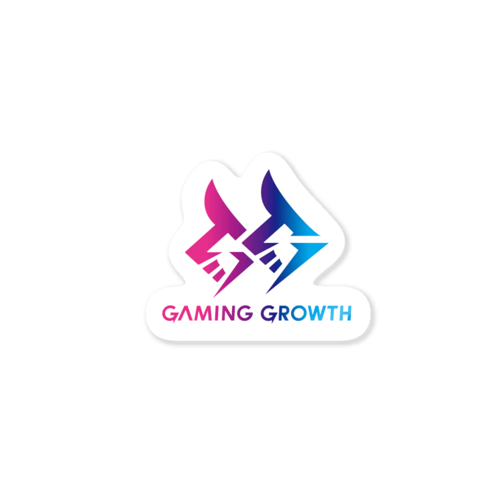 土屋李央のGaming BASE 番組グッズSHOPのGaming Growth ステッカー（パターンB） Sticker