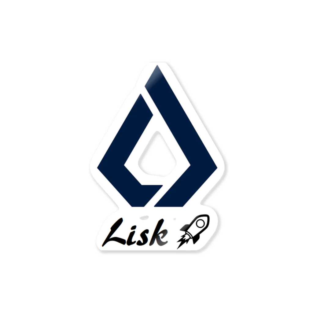 BBdesignのLisk MOON ! ステッカー