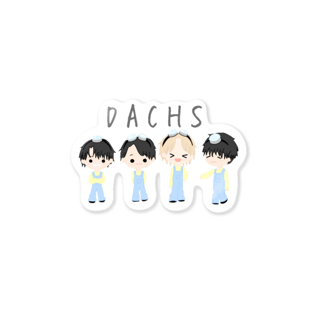 ayuのミニオンDACHS ステッカー