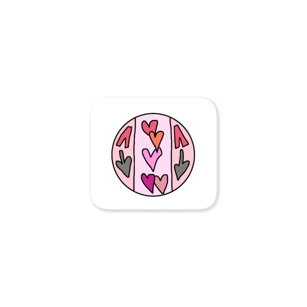 koamaのHeartパレード Sticker