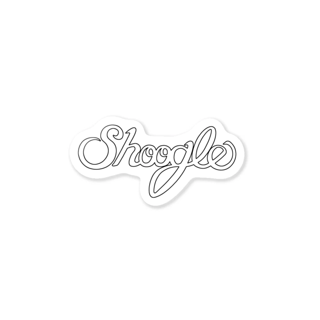 週刊少年ライジングサンズのShoogle(シューグル) Black Line Sticker