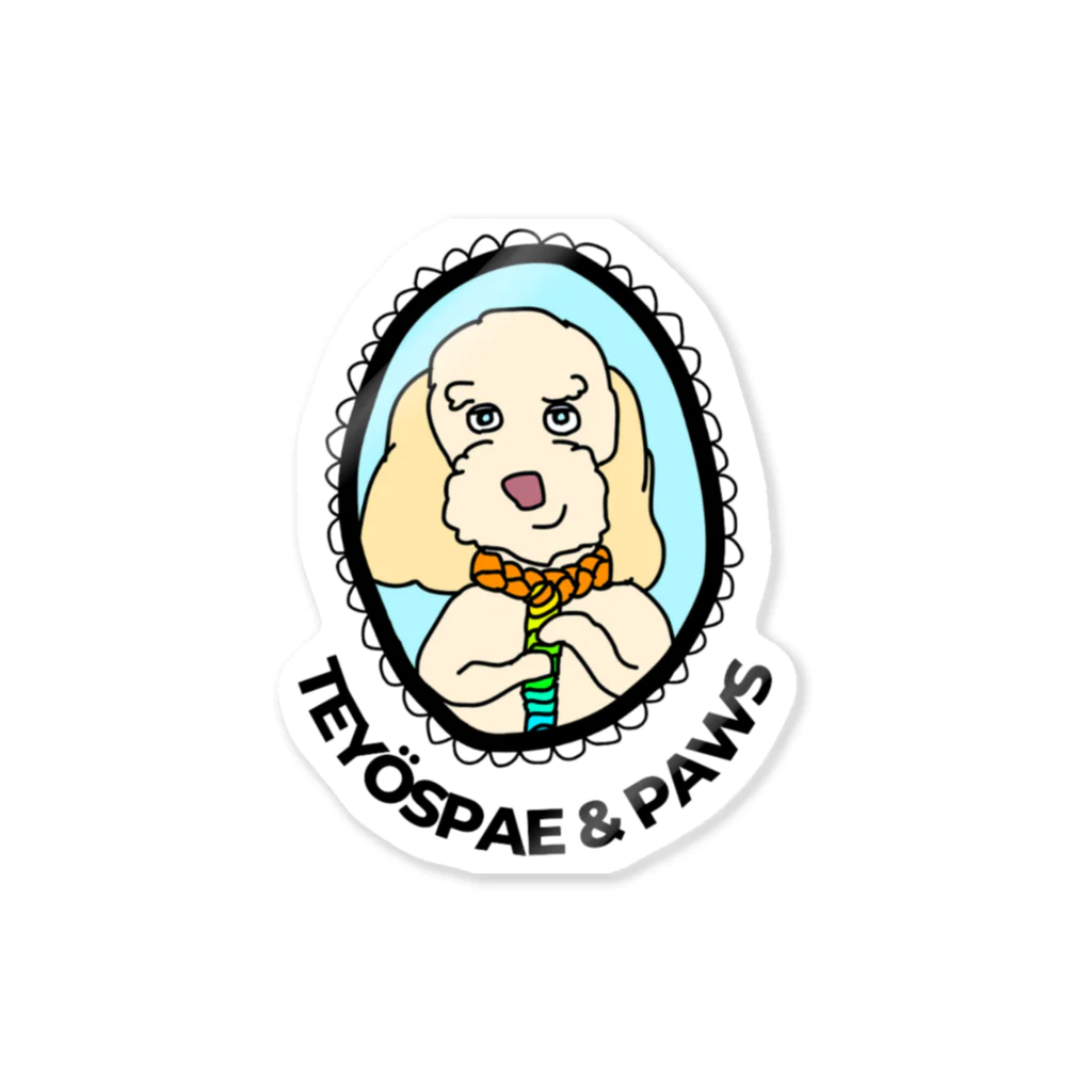 TEYÖSPAE & PAWSのサムちゃん Sticker