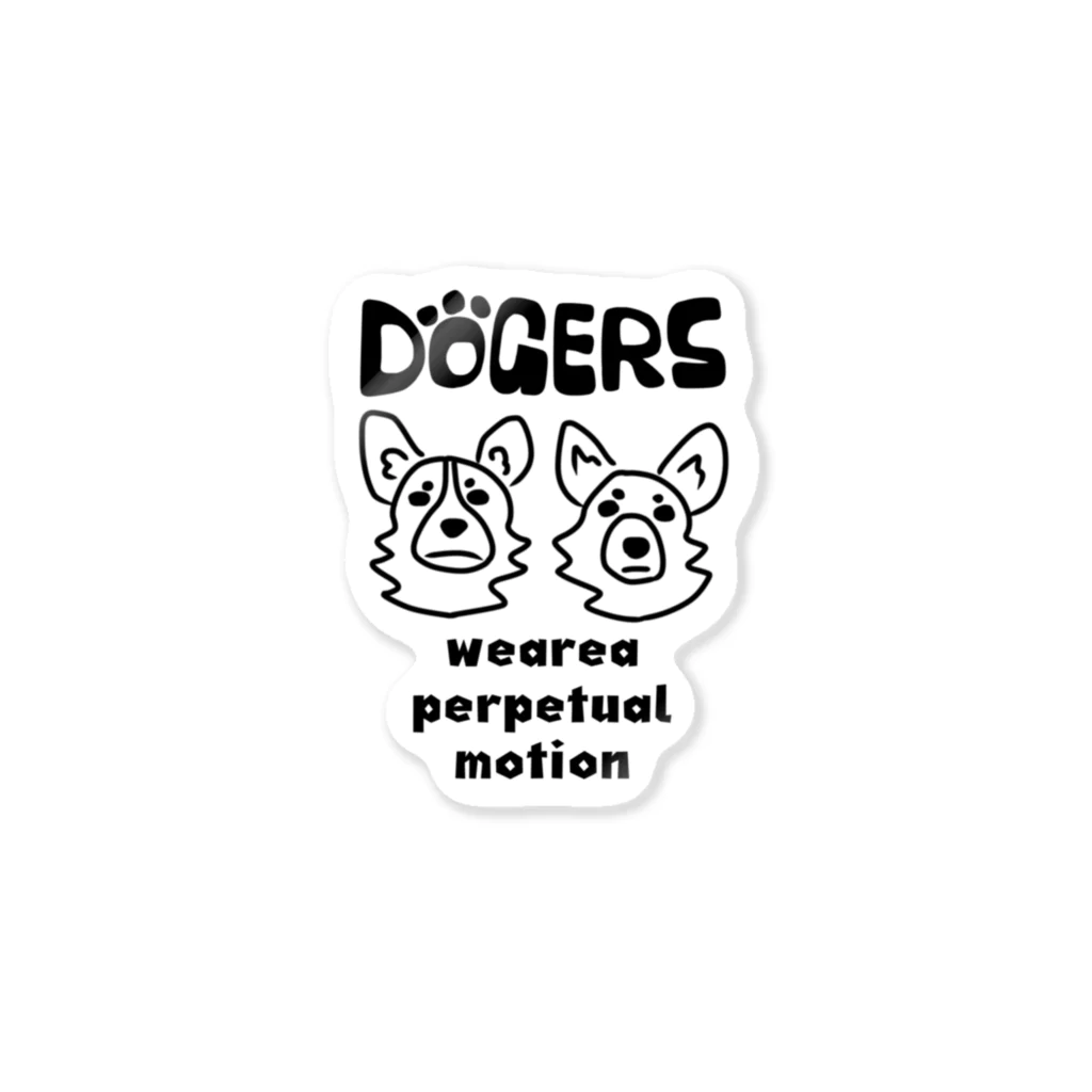 DOGERSのDOGERSオリジナルグッズ ステッカー