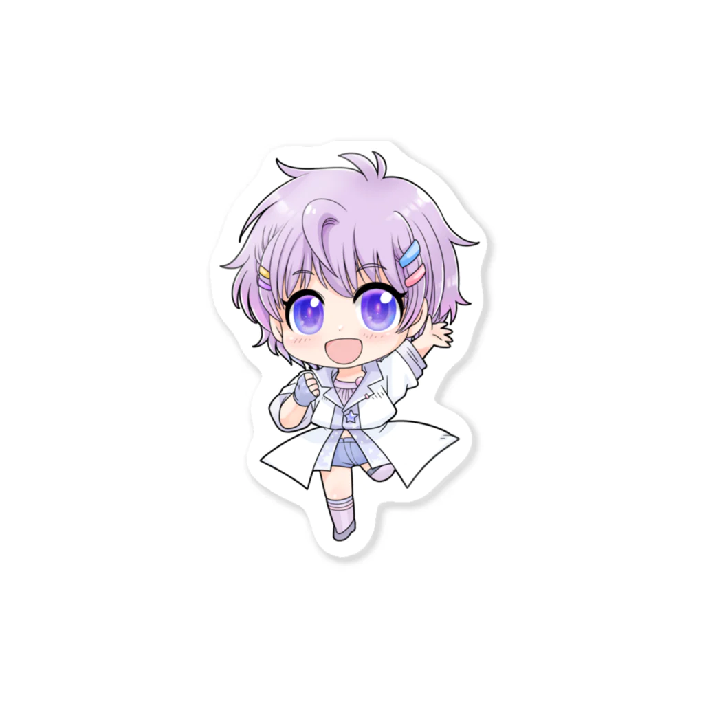 絵咲まくら🧪＠オフトゥン研究所🛏お絵描きVtuber💜の2022ver.まくら Sticker