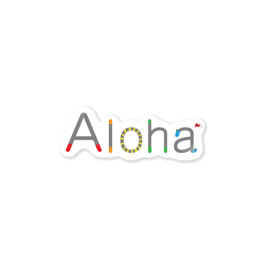 alohacanaのaloha ステッカー