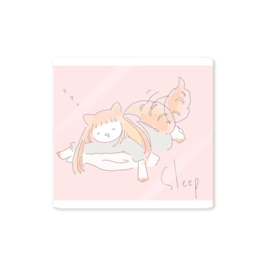 てんぷらの春眠ねこたん Sticker