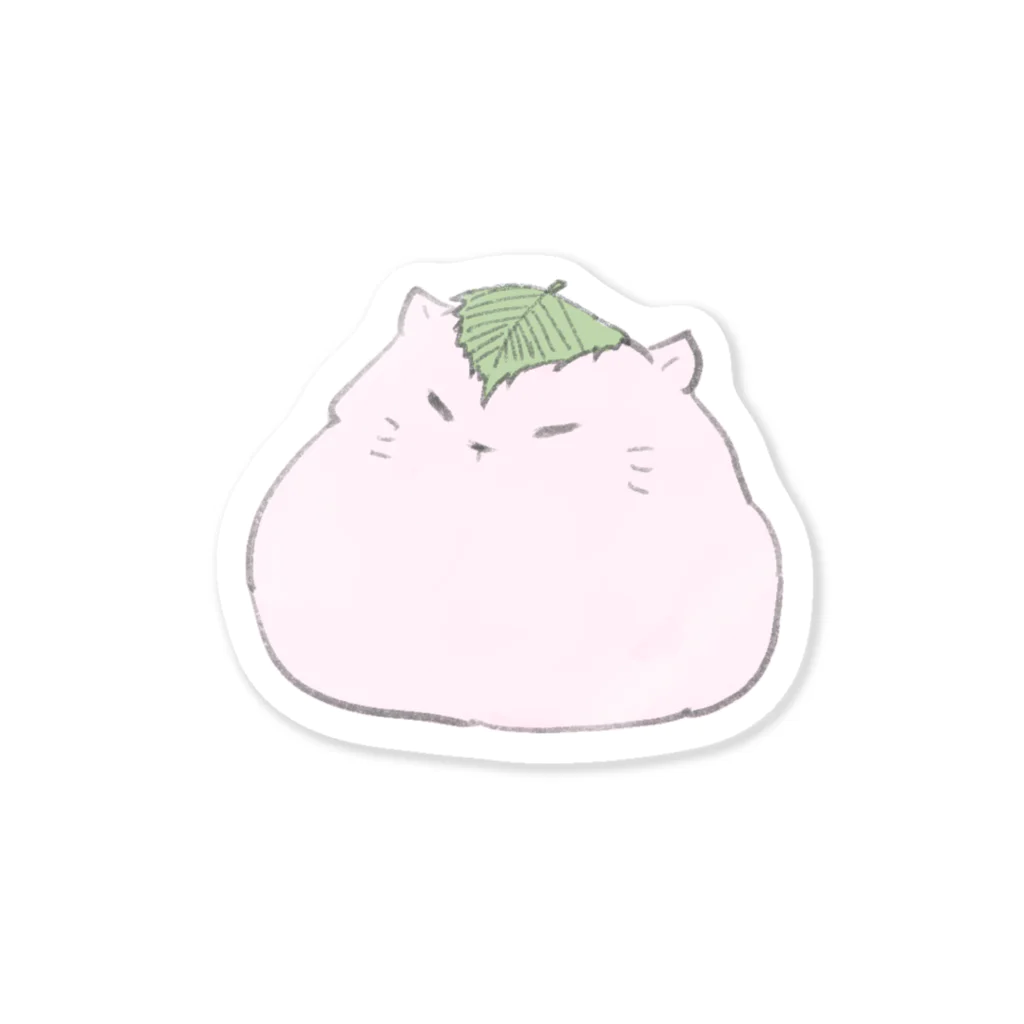 ゆうぐれなしょっぷの桜もちハムちゃん Sticker