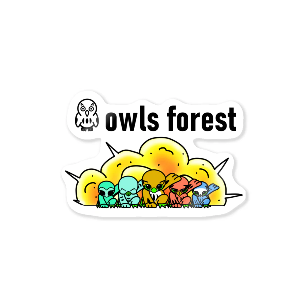 owls forest アイテム部屋のowlish5　第二弾 ステッカー