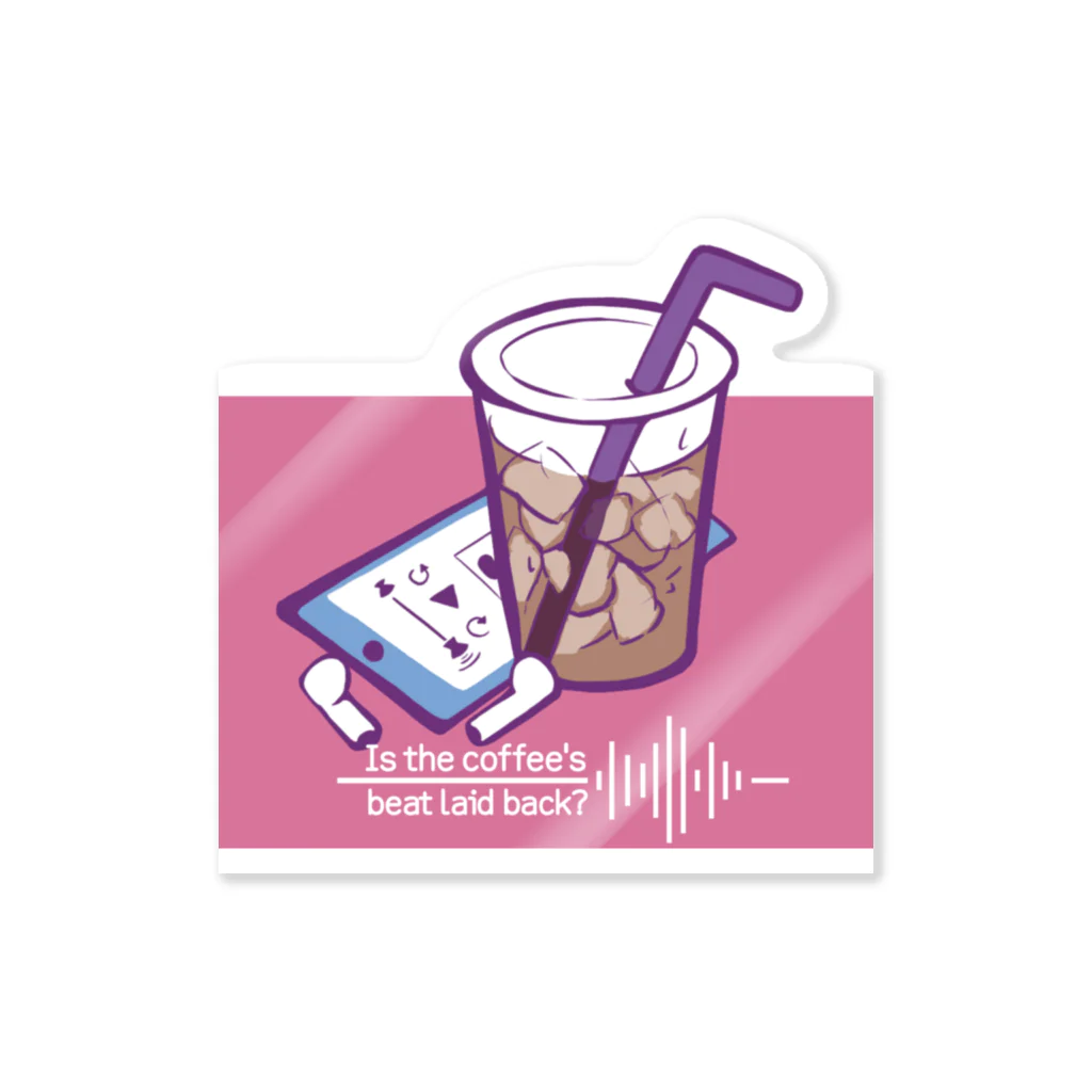 Coffee Beat Your HeartのCooool!! Coffee Sticker ステッカー