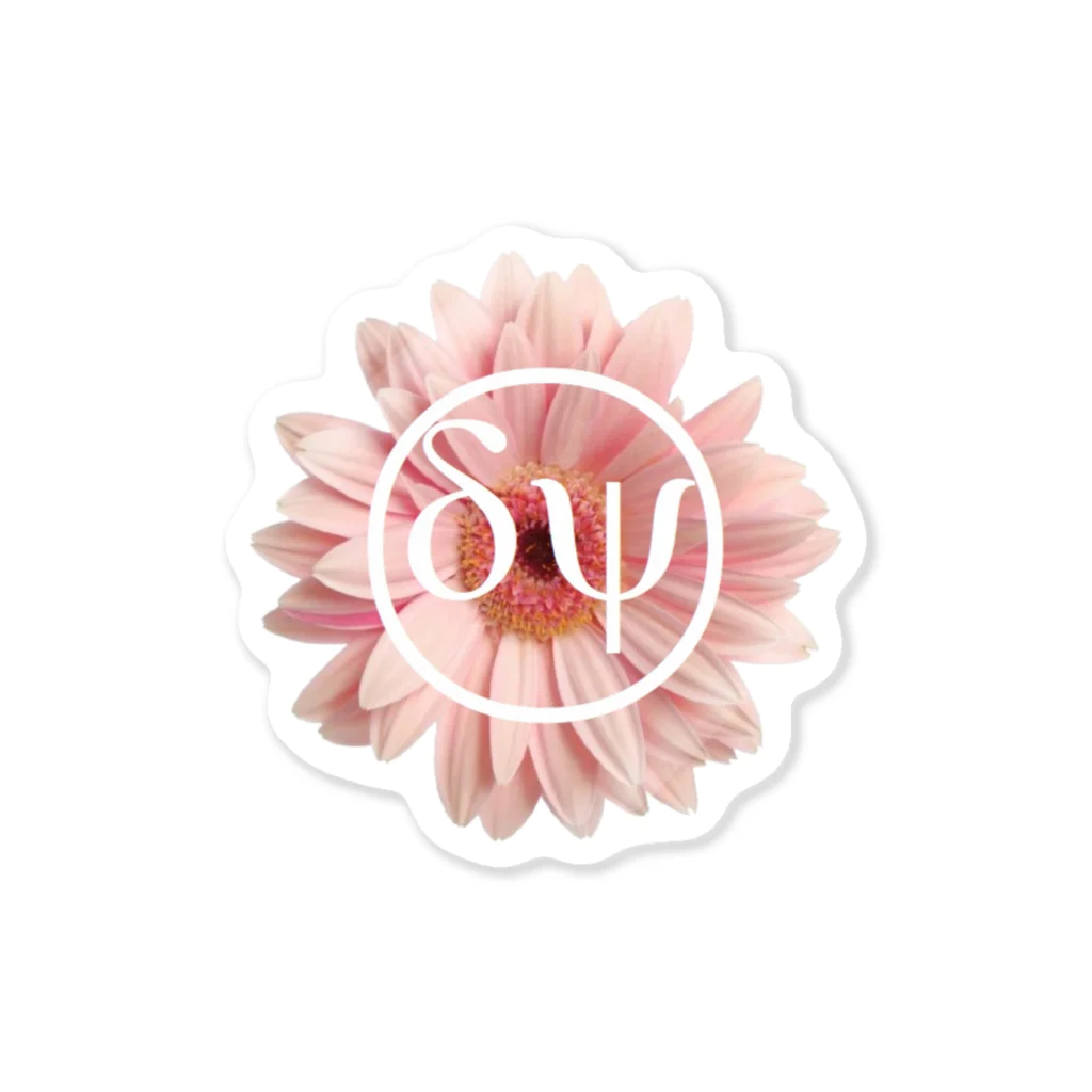 multiplies_by_dyのSYMBOL. FLOWER / STICKER. L. dy : ステッカー