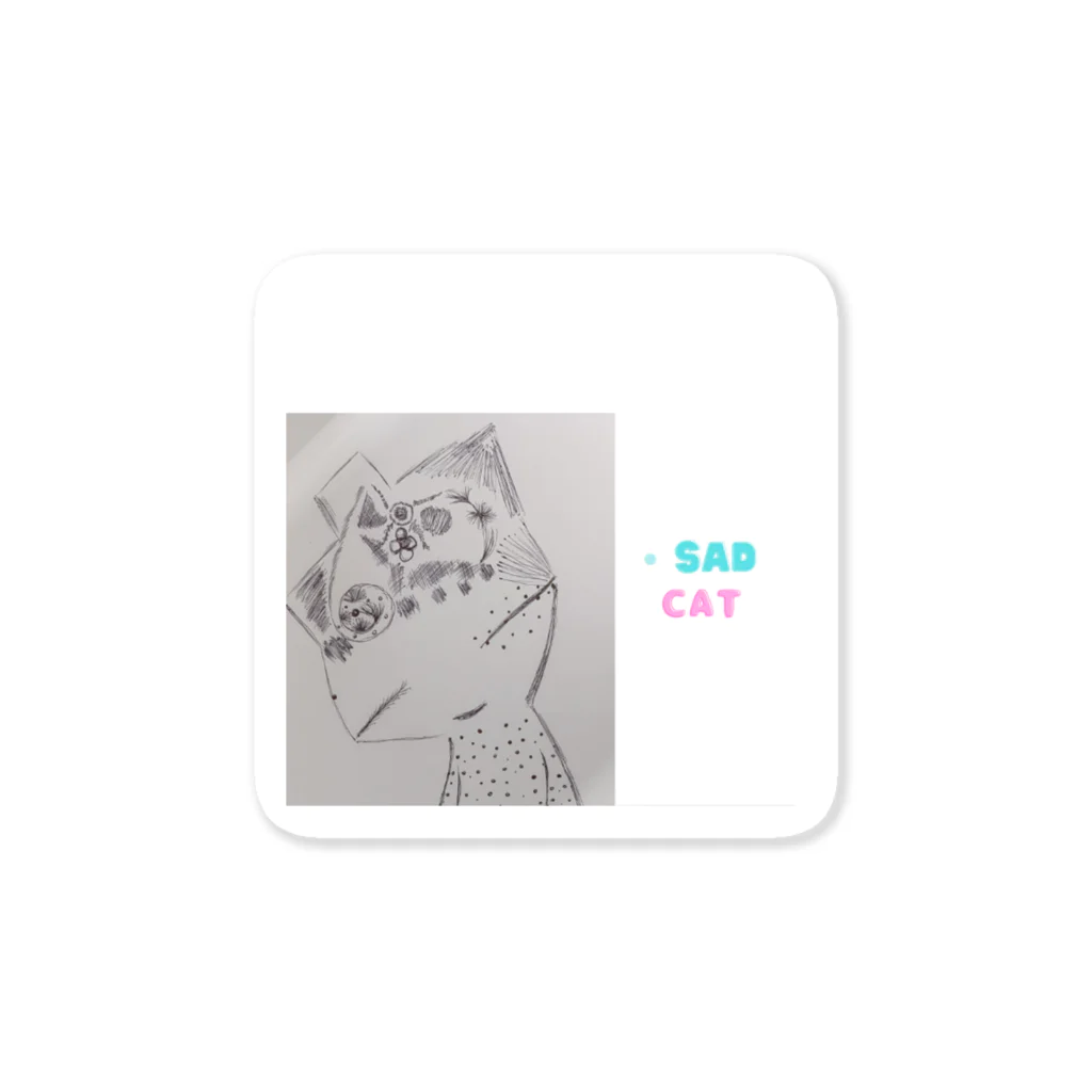 kouhei111725のsad cat ステッカー