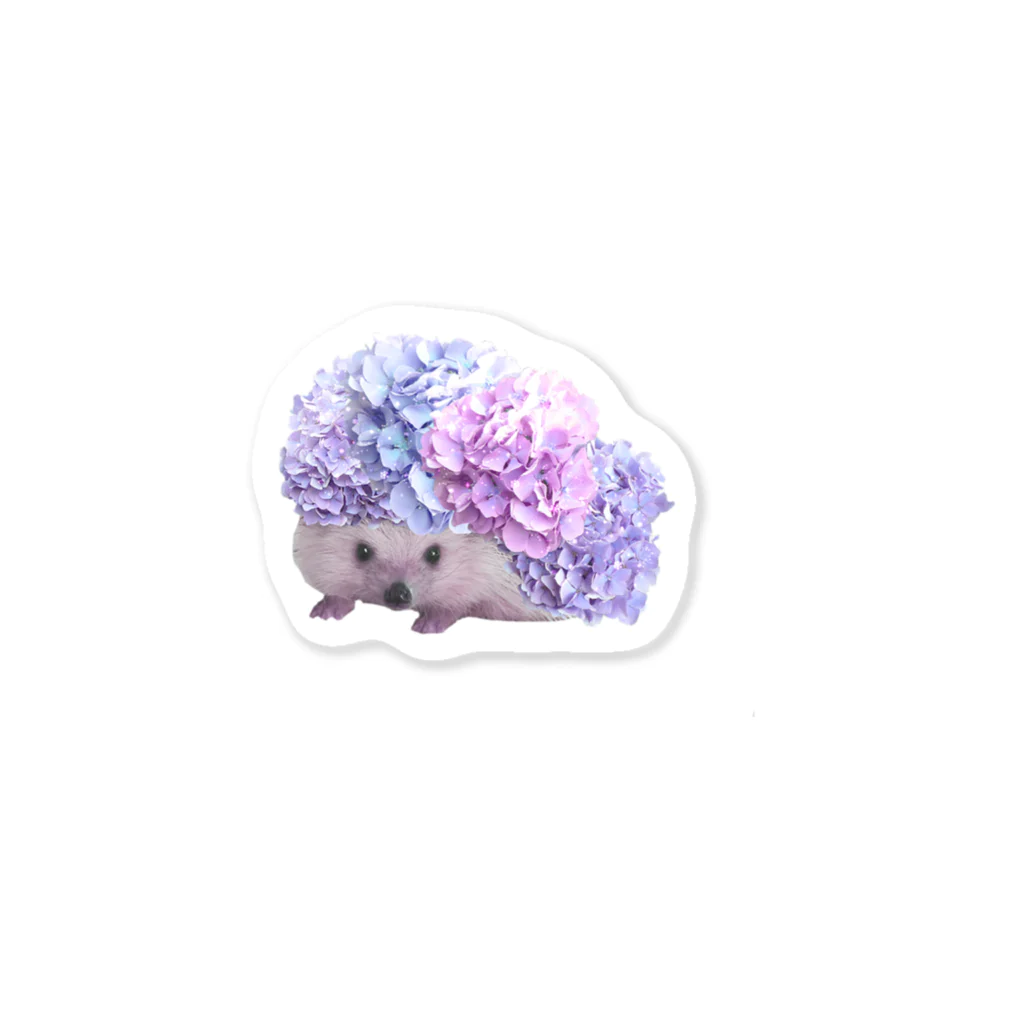 716-nanairo-のflower harinezumi Sticker