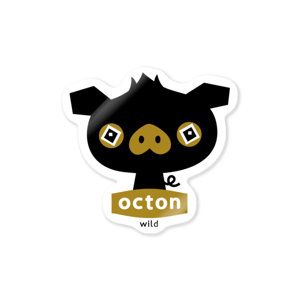 はちエンピツのocton #wild ステッカー