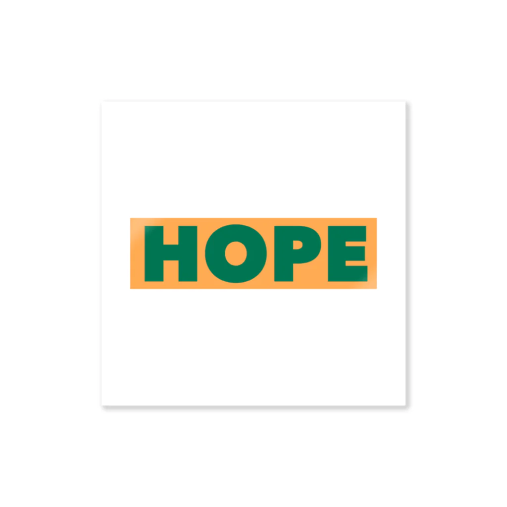 misu_876のHOPE スクエア ステッカー Sticker