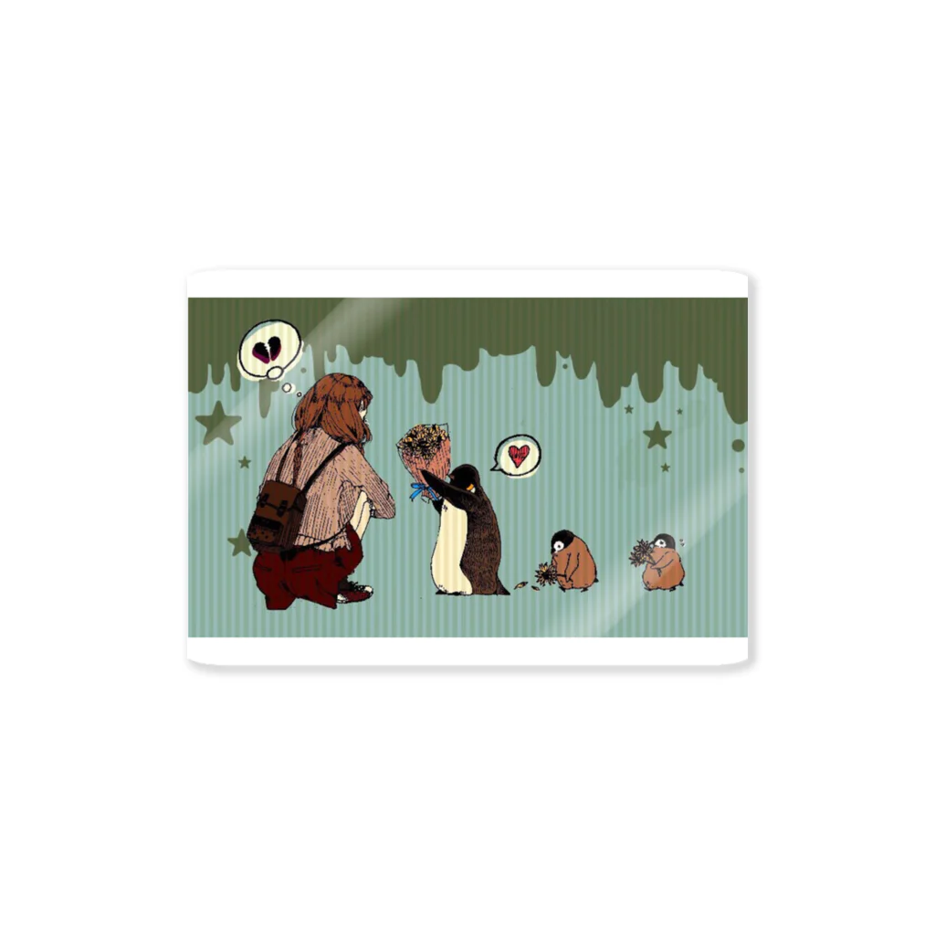 kappaの恋するペンギン Sticker