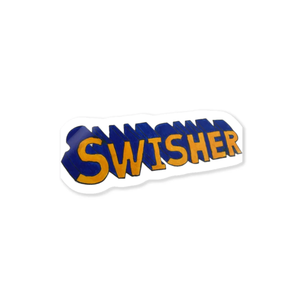 SWISHERのSwisher Logo Sticker ステッカー
