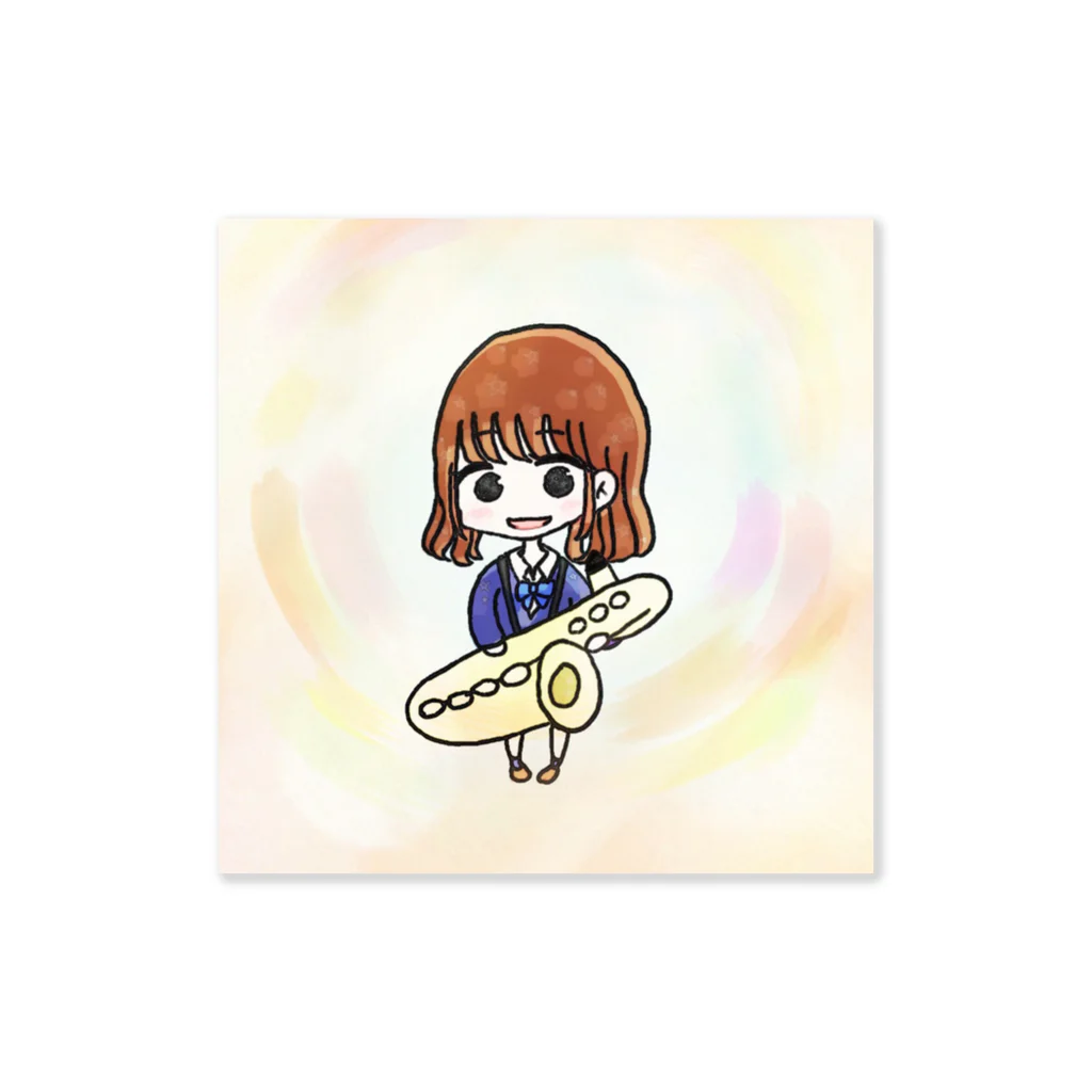 nodami_213のバリトンサックス女子 Sticker