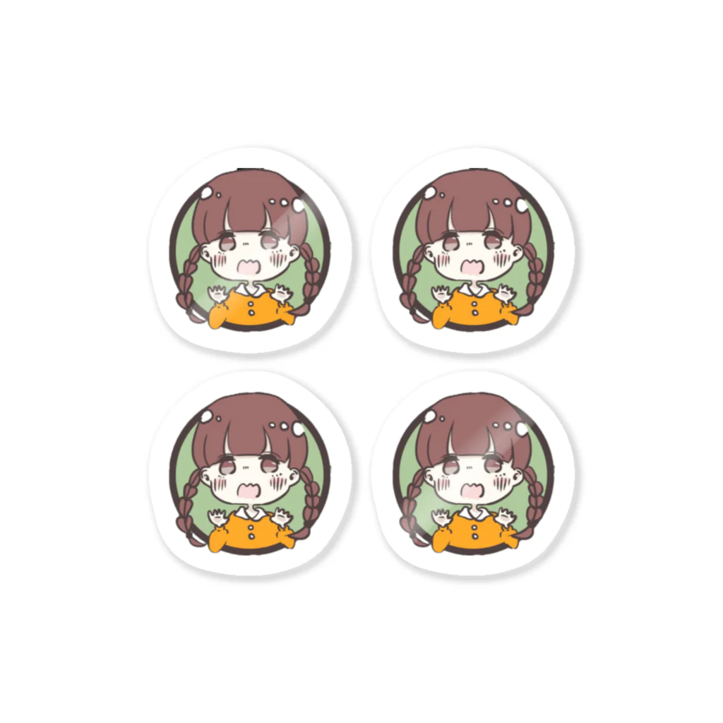 あんころもちのほっぺたもちこ Sticker