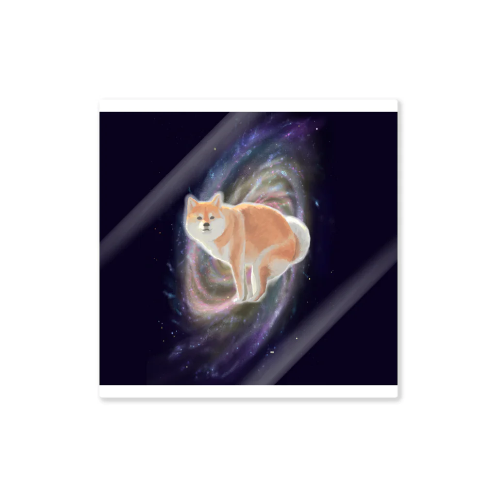 U Libraryの宇宙犬 Sticker