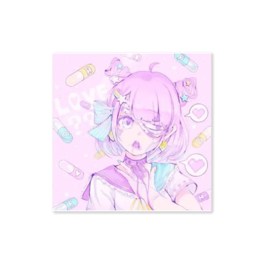 Ｂ(ＬＡ・)ＣＫのゆめかわ女子 Sticker