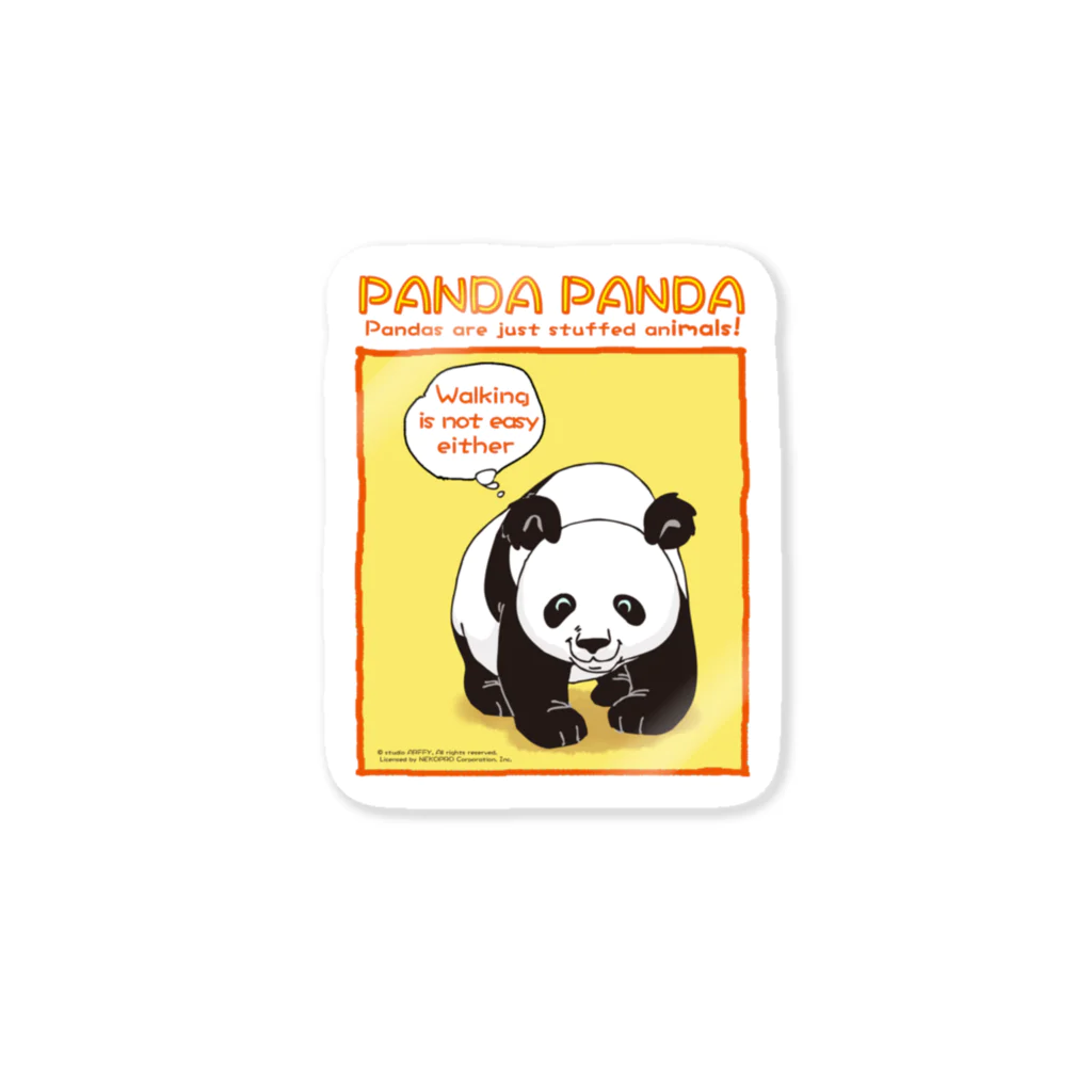 arffykenのPANDA PANDA ステッカー