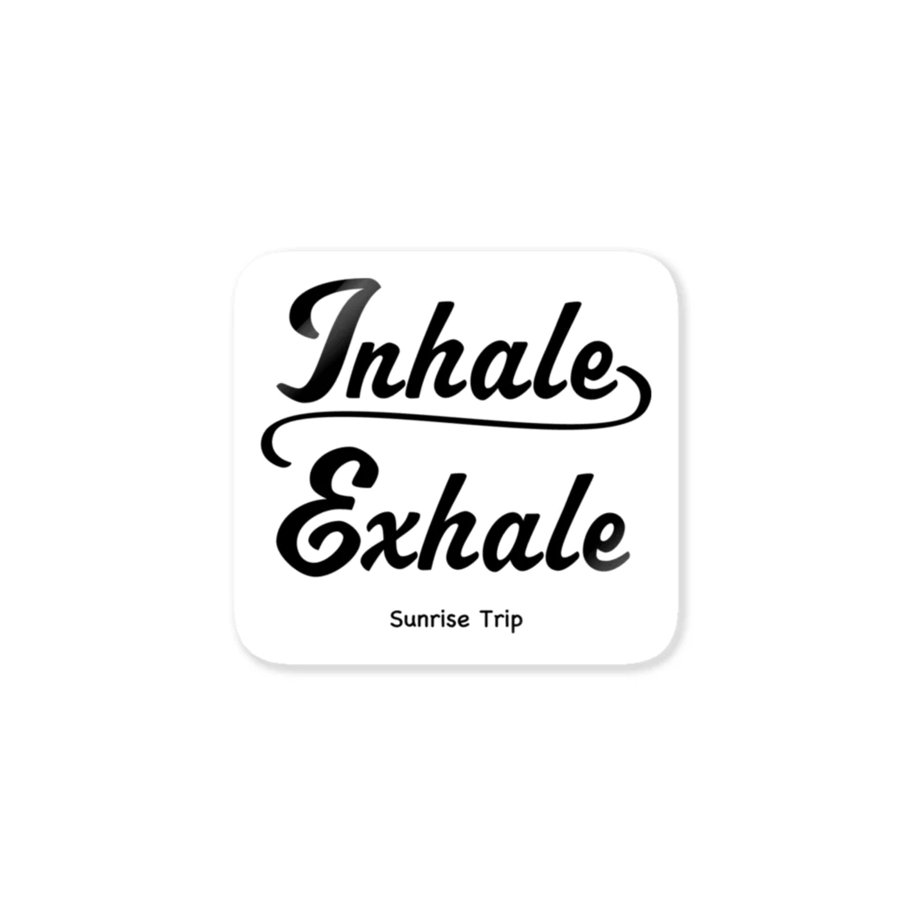 Sunrise Trip のInhale~Exhale ステッカー Sticker