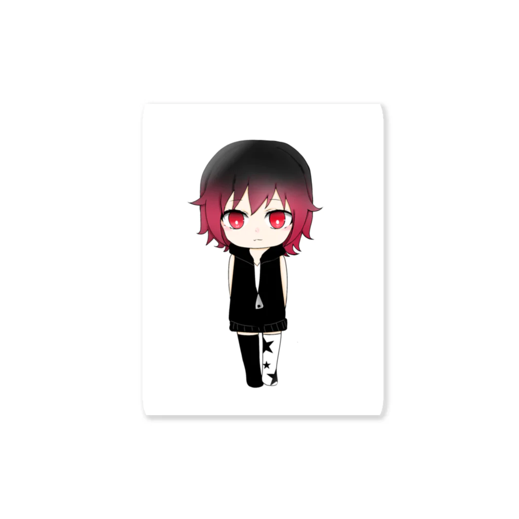 VIIAの女の子（赤） Sticker