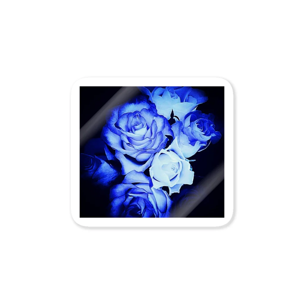 Anna’s galleryのBLUE Rose Sticker