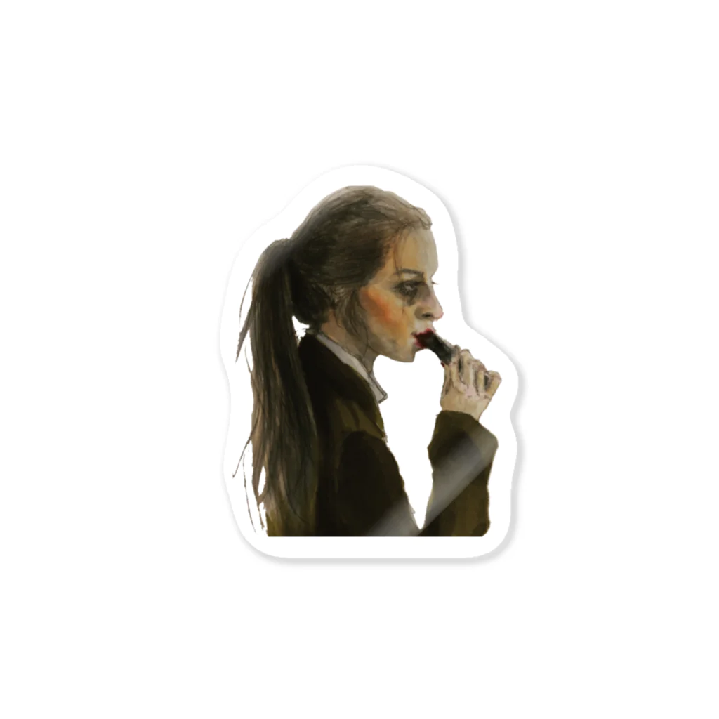 BANのパリの女 Sticker