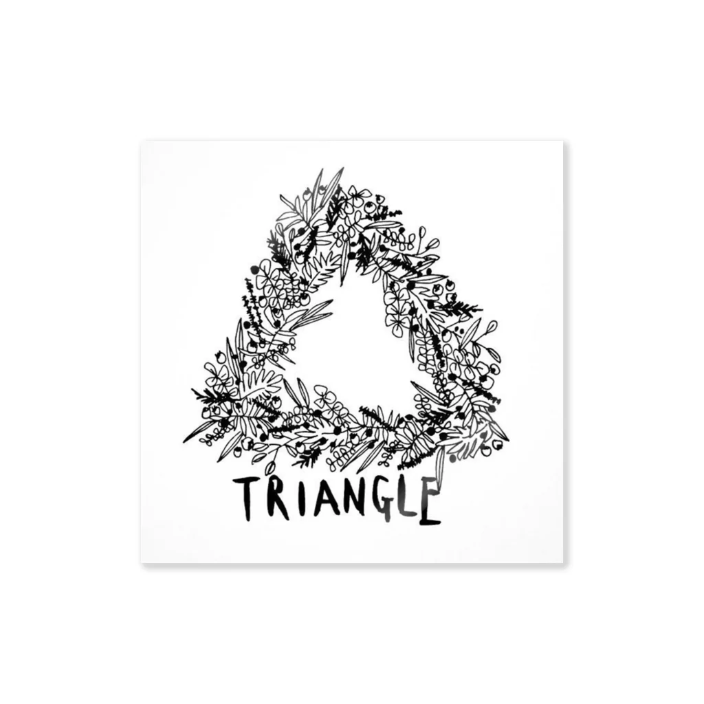 (incomplete) SHOPのTRIANGLE ステッカー