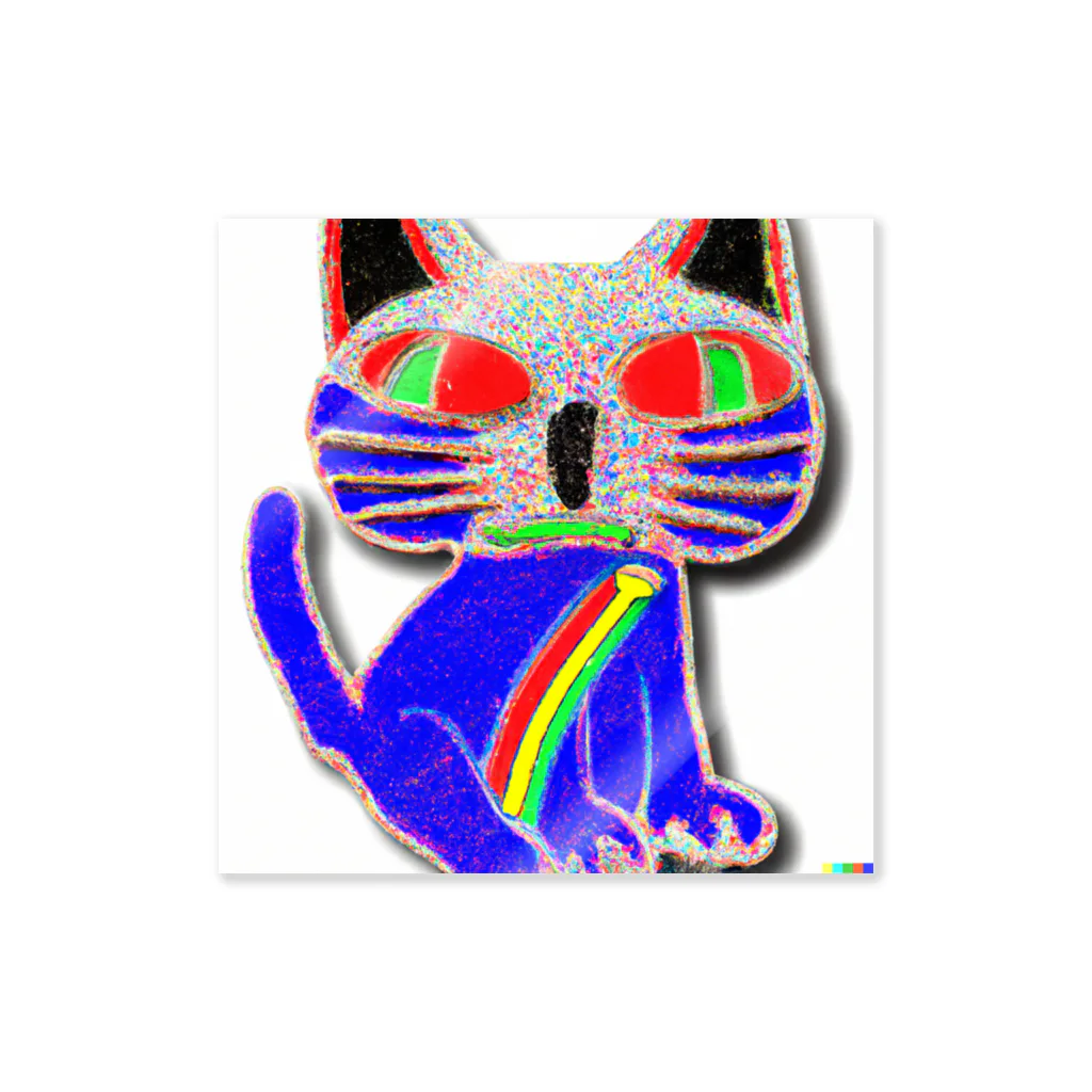 AI ❉ 言葉　　　　　　　　の君は猫なのか？シリーズ第一弾 Sticker