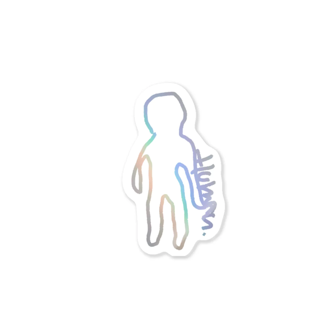 🍎デグーと服と雑貨屋さん🍏のヒト▷ Human ▷人間 Sticker