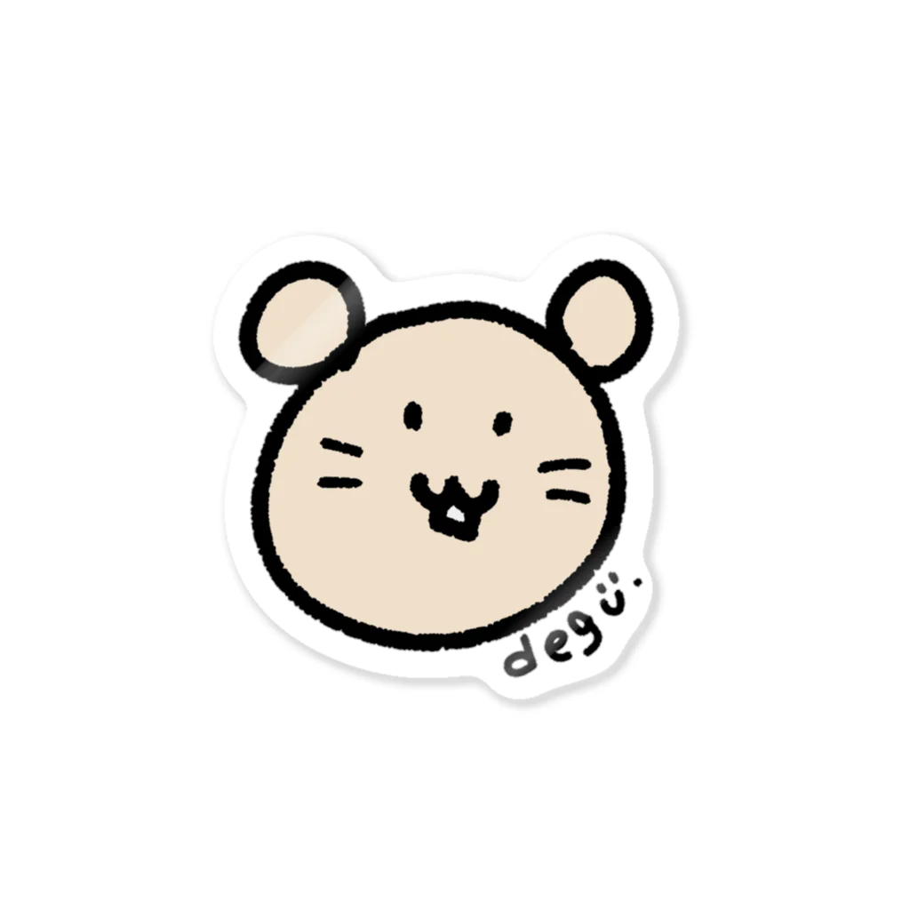 🍎デグーと服と雑貨屋さん🍏のデグー☆DEGU☆degus　 Sticker