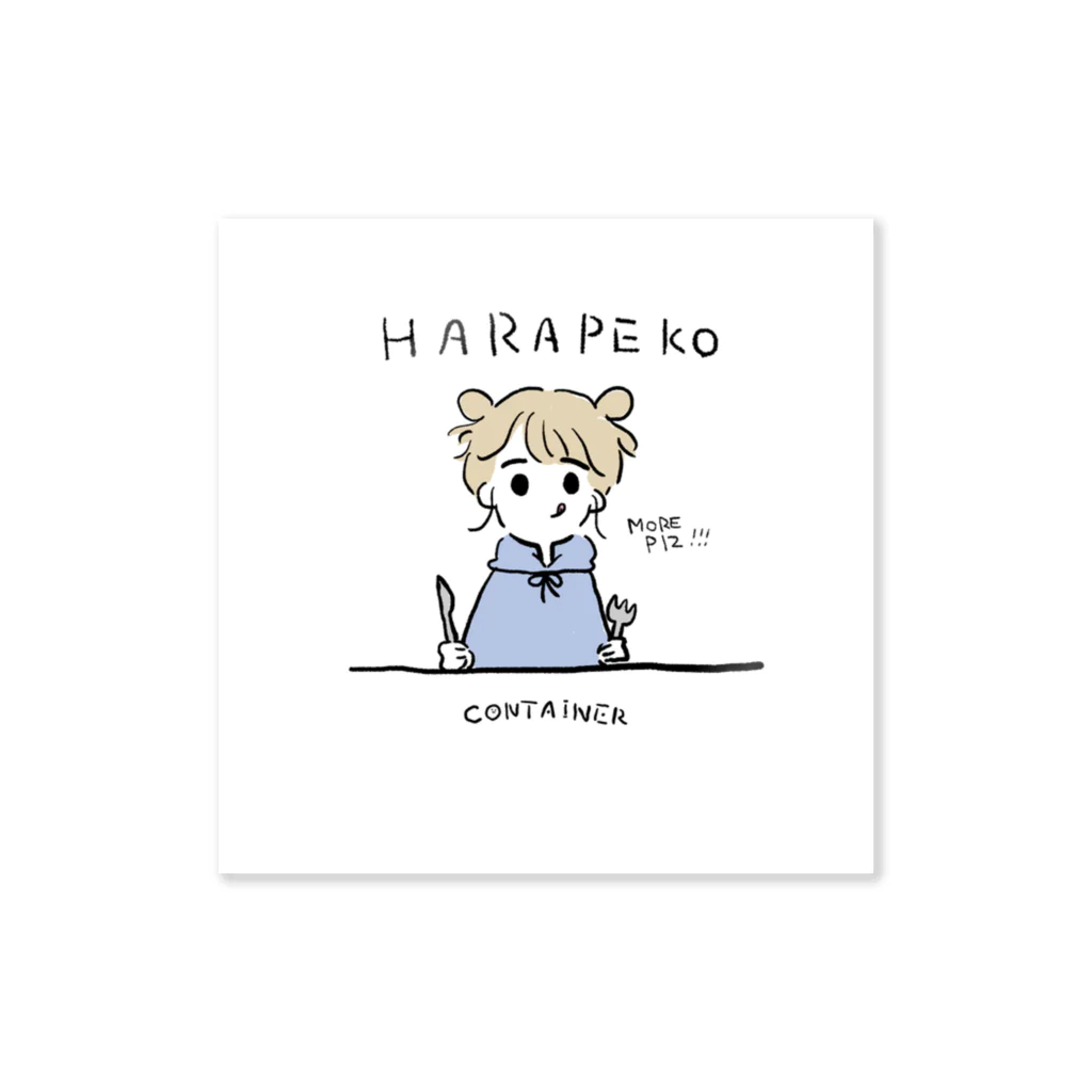 CONTAINERのHARA-PEKO Sticker