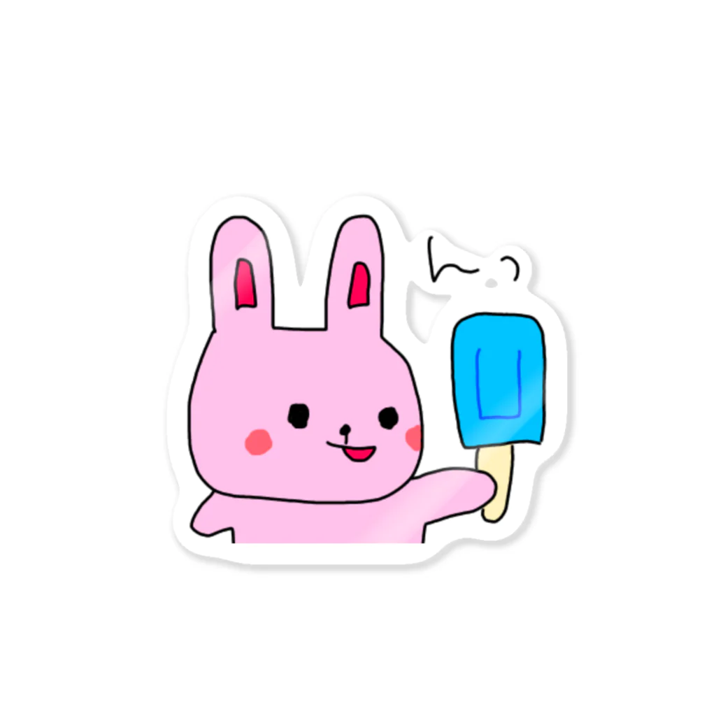 hinachiのうさぎのうーちゃん Sticker