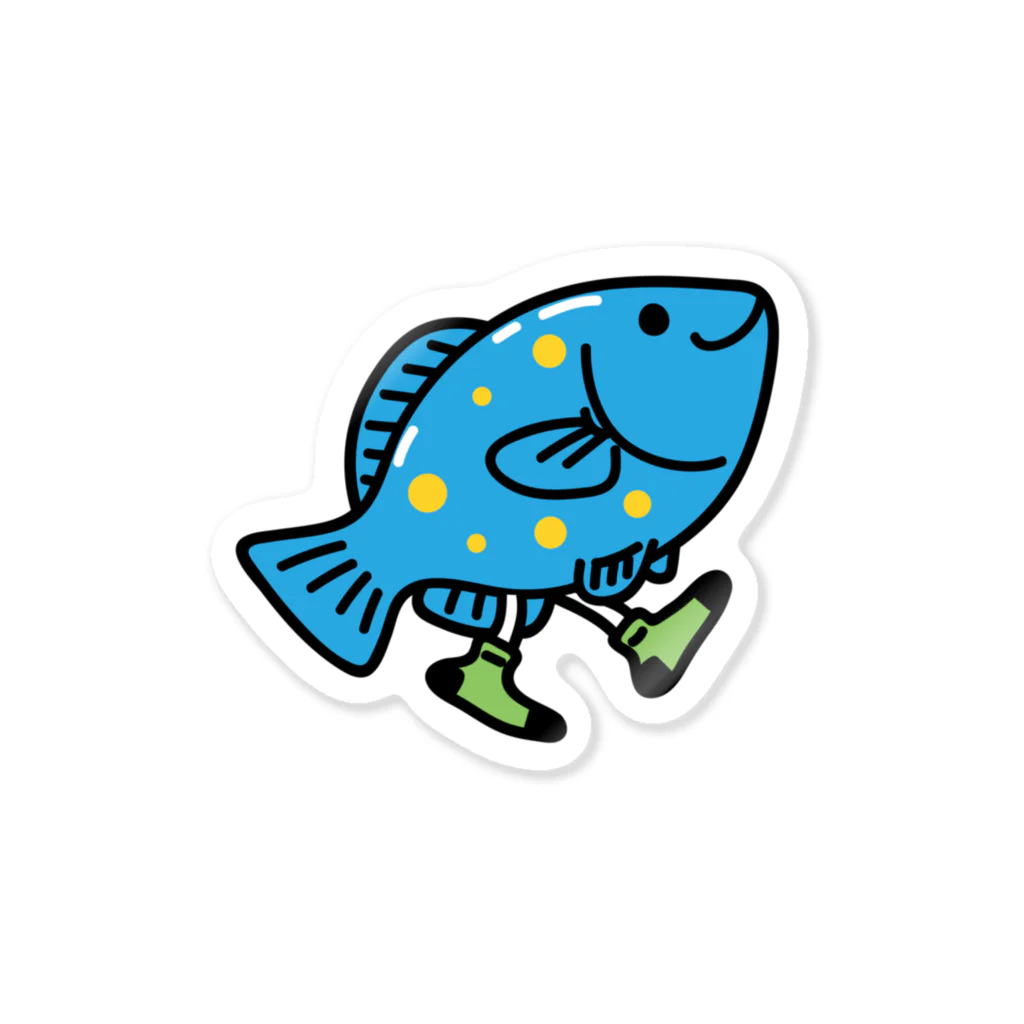 CHEBLOのWalking Fishのステッカー Sticker