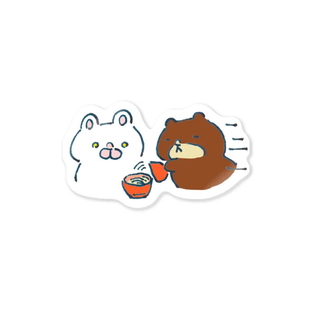 まっくすらぶりーうさのまっくすらぶりーわんこそば Sticker