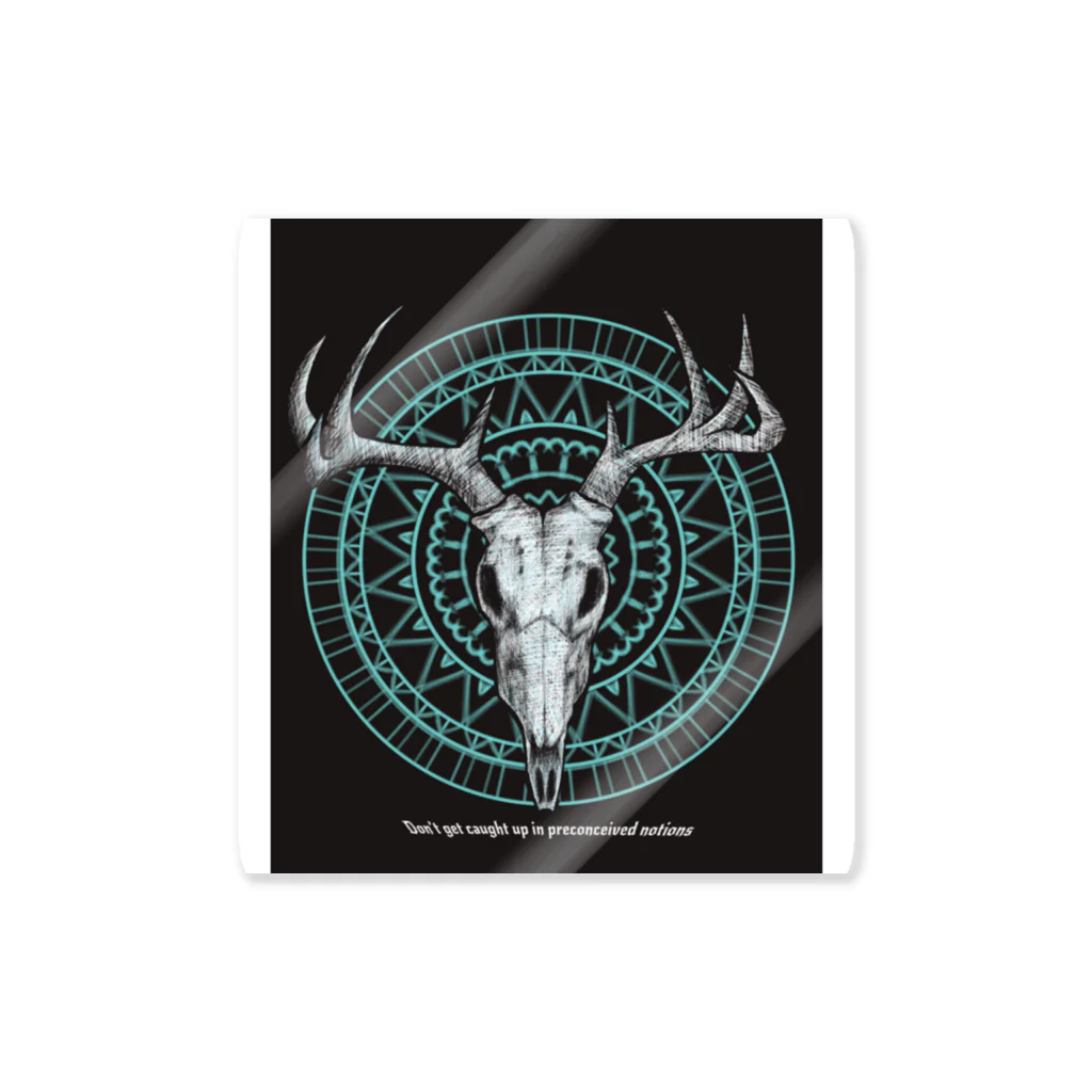 Ashuu‘s galleryのBONE-deer- Sticker