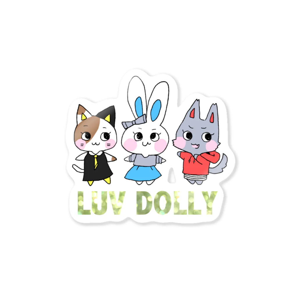 mistyのLUV DOLLY ステッカー