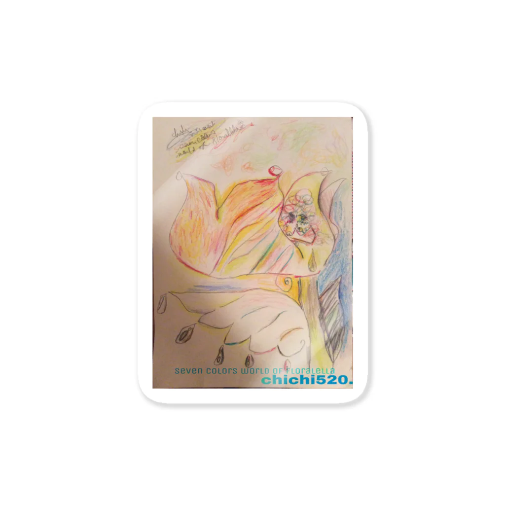 chichi de Chiharu Kanai official online shop (goods)のchichi June (ステッカー) Sticker