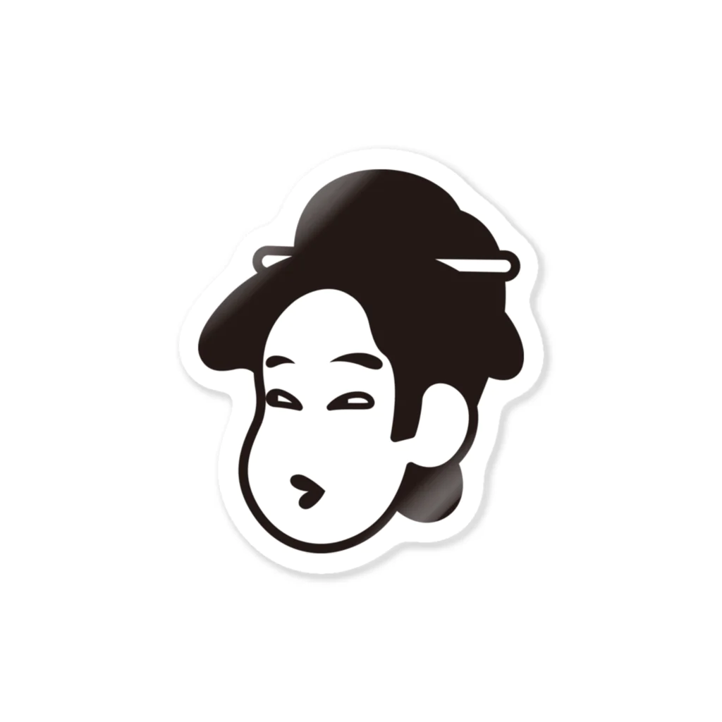 minyokのMaiko Tシャツ Sticker