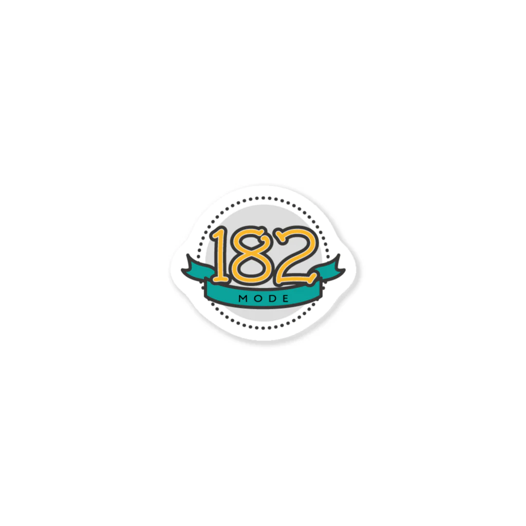 182の182ロゴ_2 Sticker