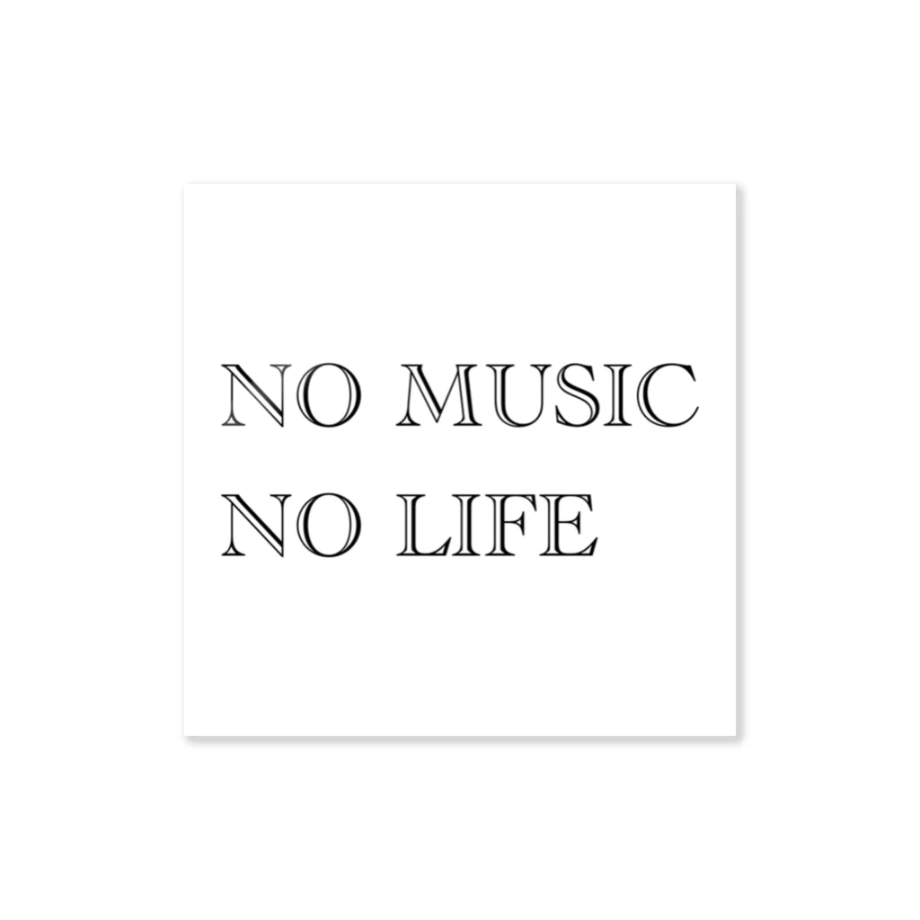 ChloeのNO MUSIC NO LIFE ステッカー