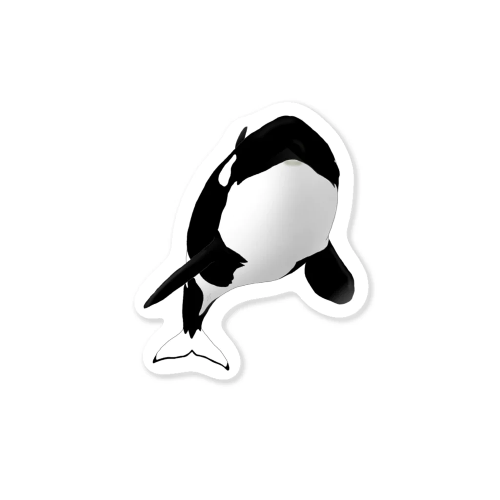 orca_miのひょっこりシャチ Sticker