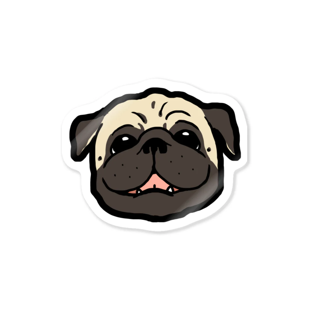 senorthepugのパグすまいる Sticker